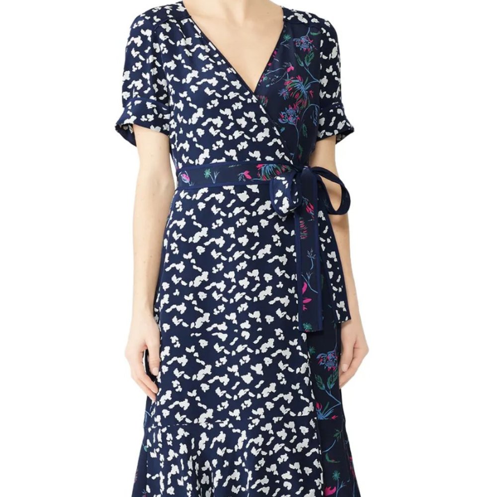 NWT Tanya Taylor Silhouette spots Luisa Dress